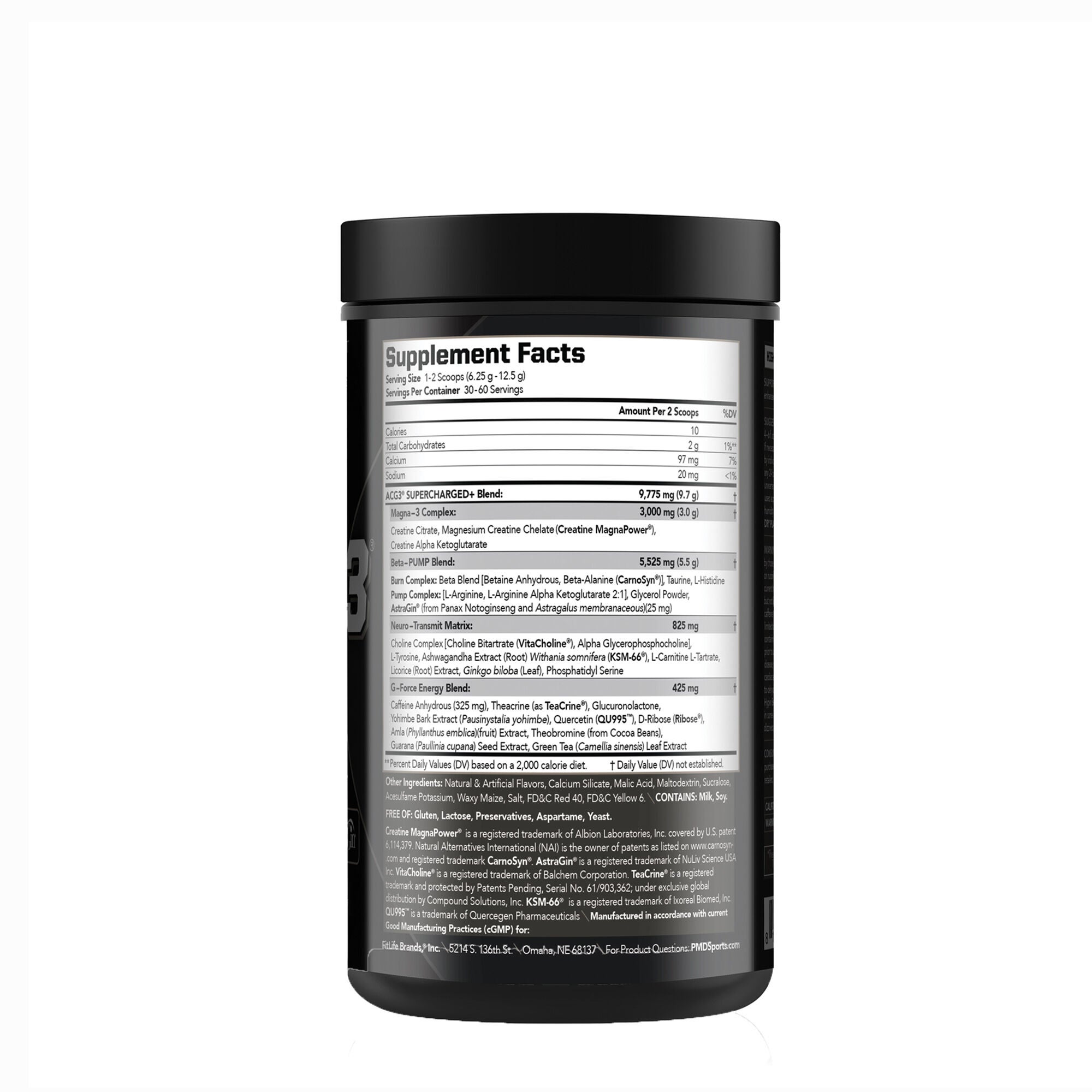 ACG3&reg; Supercharged High-Voltage Pre-Workout